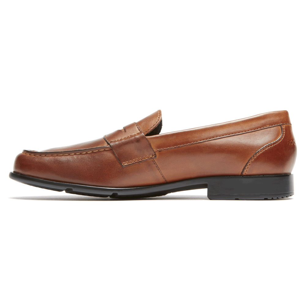 Rockport Loafers For Mens Brown - Classic Penny - GA8275631